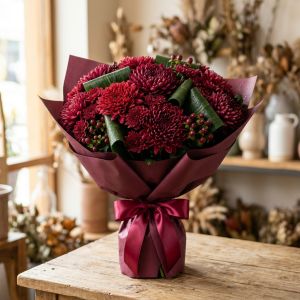 Chrysanthèmes Rouges